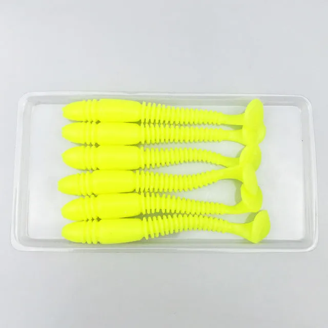 5Pcs/lot Soft baits 7.5cm 3.2g Silicone bait iscas artificiais para pesca soft lure Fishing Lure Fishing Tackle WQ144