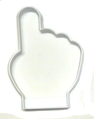 6x Foam Hand Finger Number 1 Fondant Cutter Cupcake Topper 1.75 IN USA FD2861