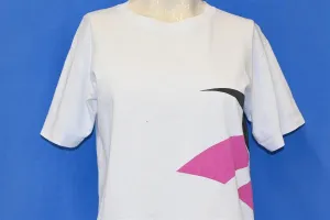 90s Reebok Logo Wraparound White Promo t-shirt Small