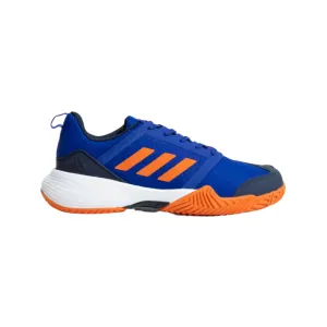 Adidas Stin TNS 23 Tennis Shoe - Lucid Blue/Collegiate Navy/Semi Impact Orange