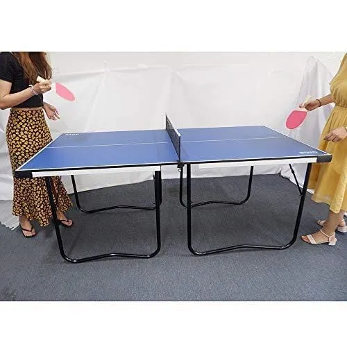 AIPINQI 6ft Table Tennis Table, Foldable Portable & Strong Indoor & Outdoor Table