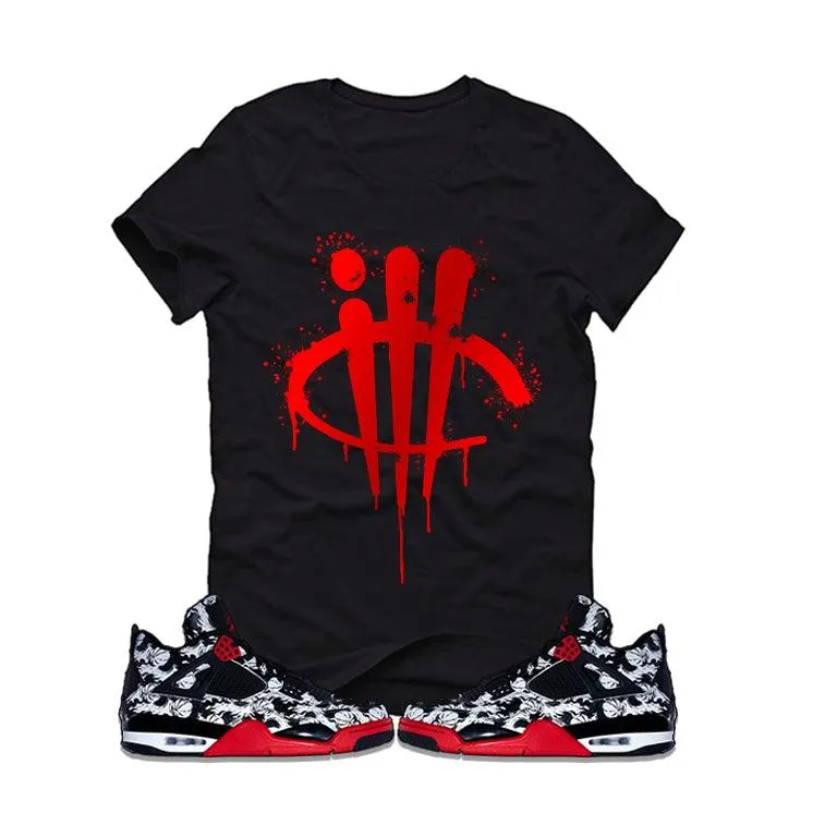 Air Jordan 4 Tattoos Black T (ILLCURRENCY)