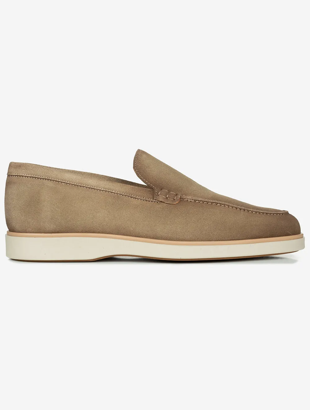 AW Suede Loafer Caramel