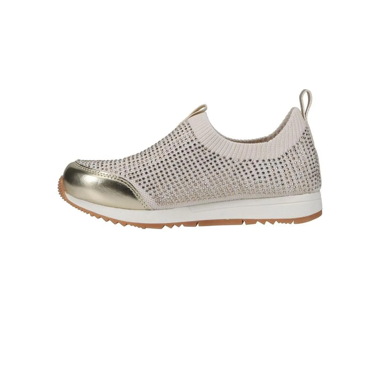 Big Girls Allie Sock Crystal Slip-On Sneakers