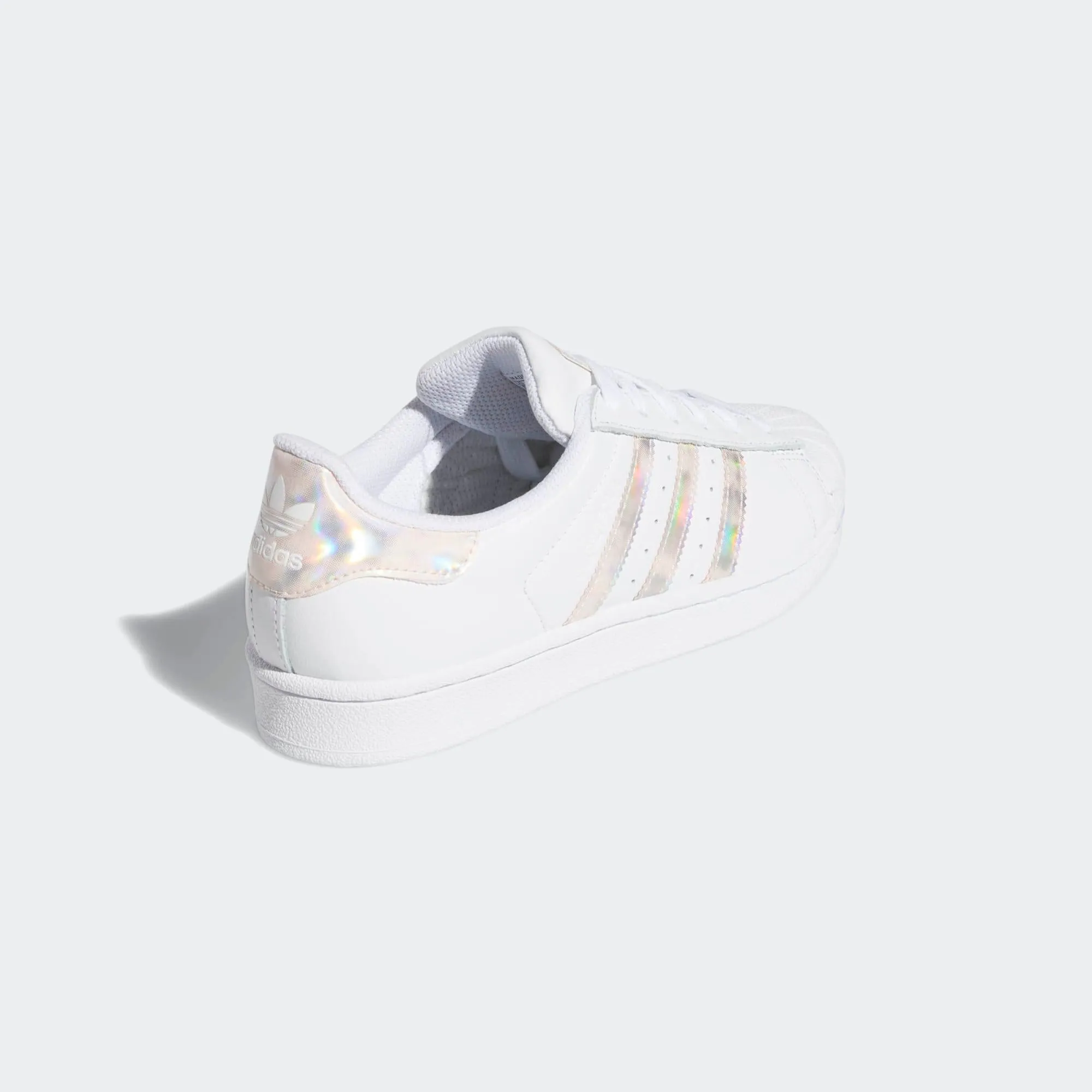 Big Kids Adidas Originals Superstar Shell Toe Unisex Shoe In Cloud White