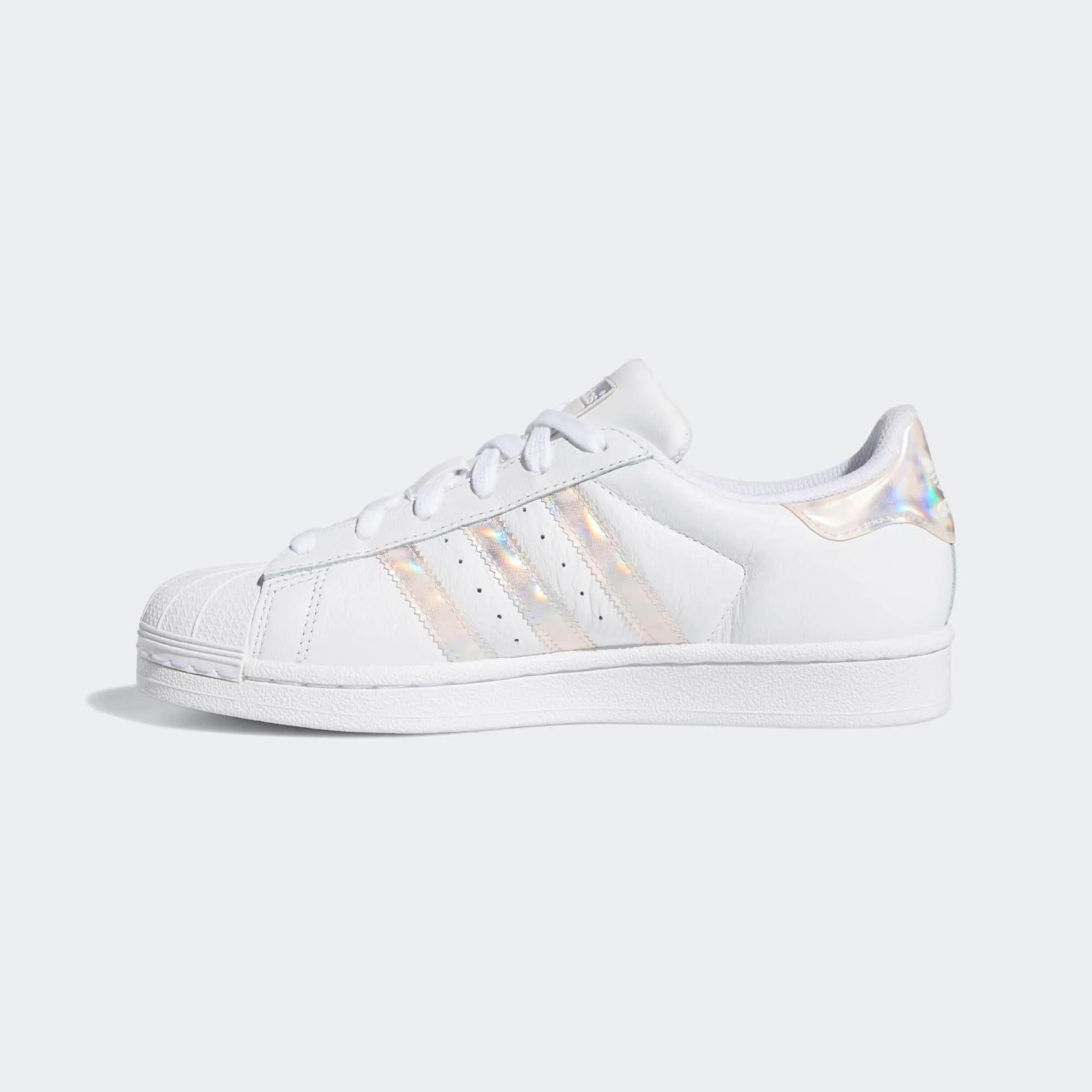 Big Kids Adidas Originals Superstar Shell Toe Unisex Shoe In Cloud White