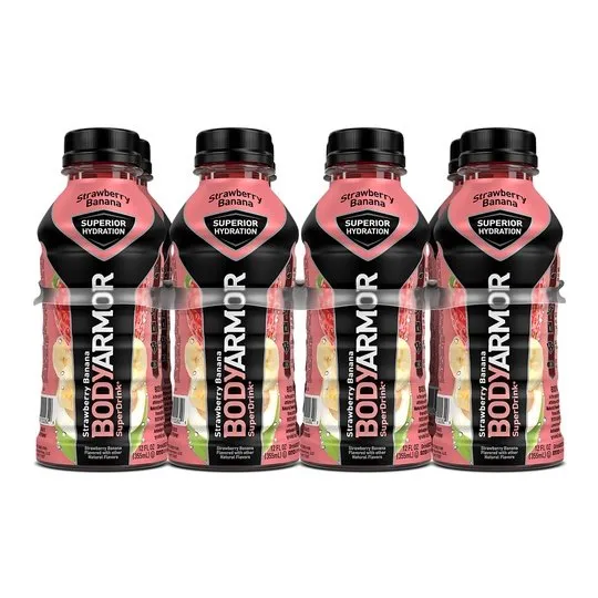 BODYARMOR Sports Drink, Strawberry Banana, 12 Fl. Oz., 8 count