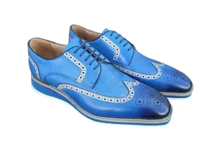 Carrucci Two-tone Wingtip Shoes