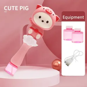 Cartoon Little Sheep Handheld Bubble Machine