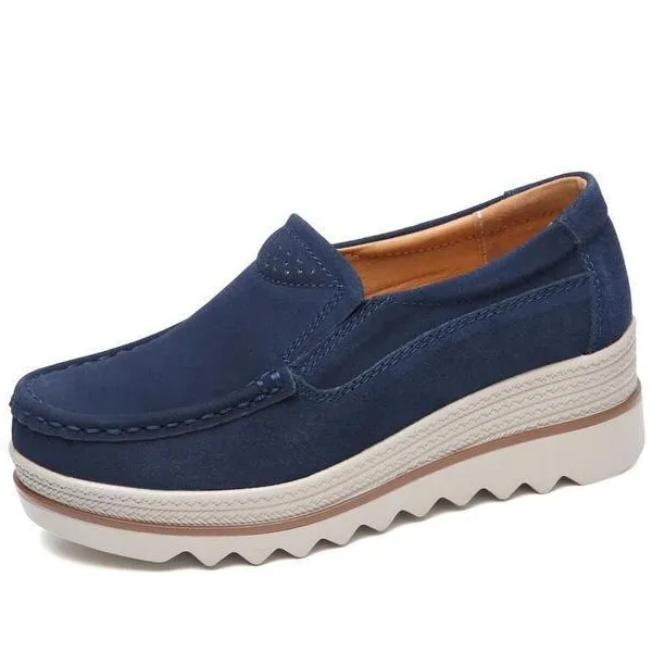 Comfy Slip-On Platform Shoes