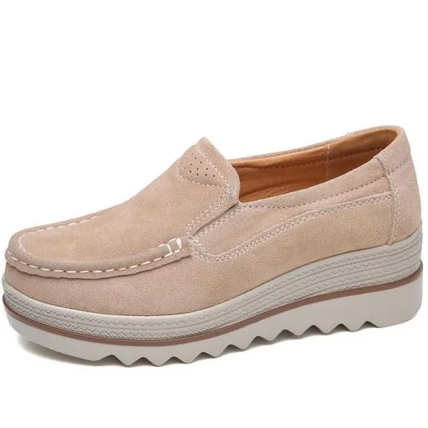 Comfy Slip-On Platform Shoes