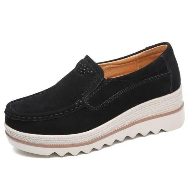 Comfy Slip-On Platform Shoes