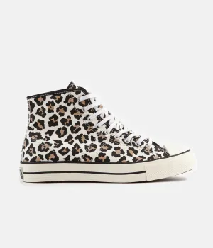 Converse Lucky Star Hi Archive Print Remixed Shoes - Driftwood / Light Fawn / Black