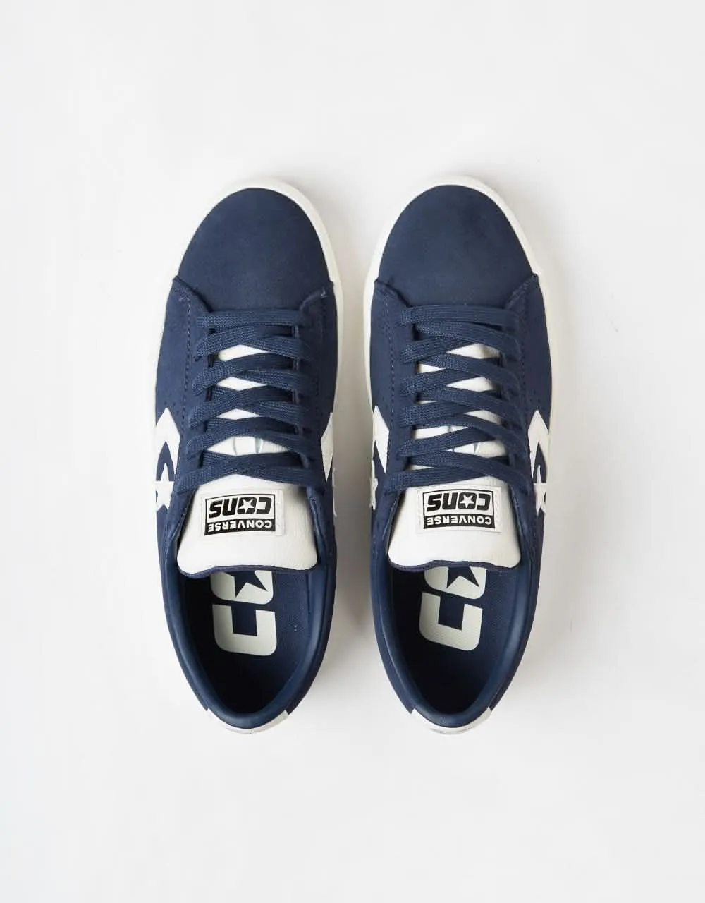 Converse Pro Leather Vulc Skate Shoes - Navy/Egret/Navy