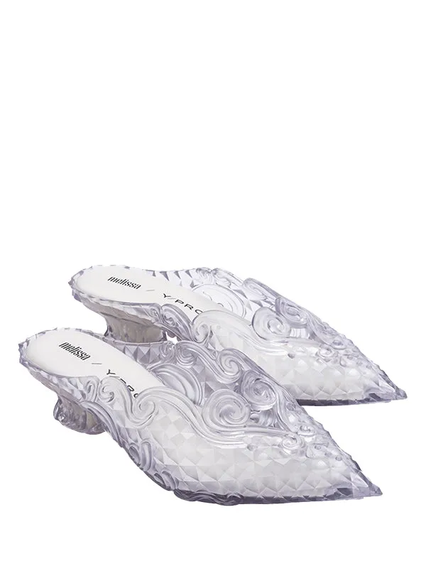 Court Shoe - Glass White