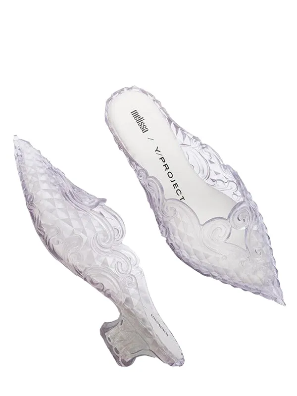 Court Shoe - Glass White