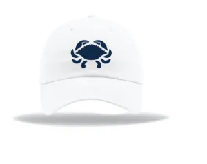 Crab Sports Blue Crab (White) / Baseball Hat