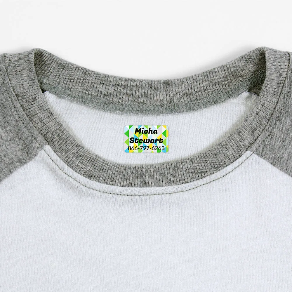 Crystal Prism Iron-On Clothing Labels