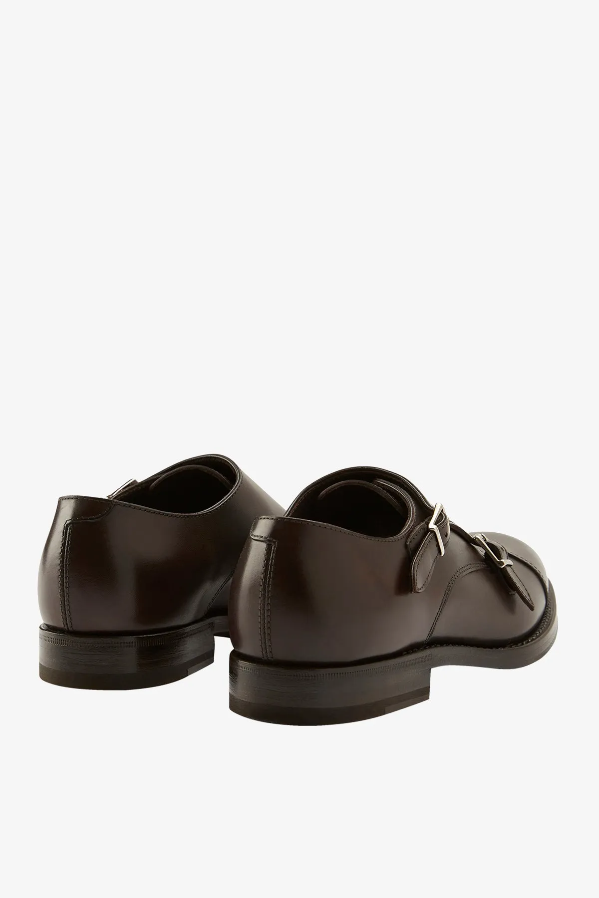 Double Monk - Dark Brown Shoe