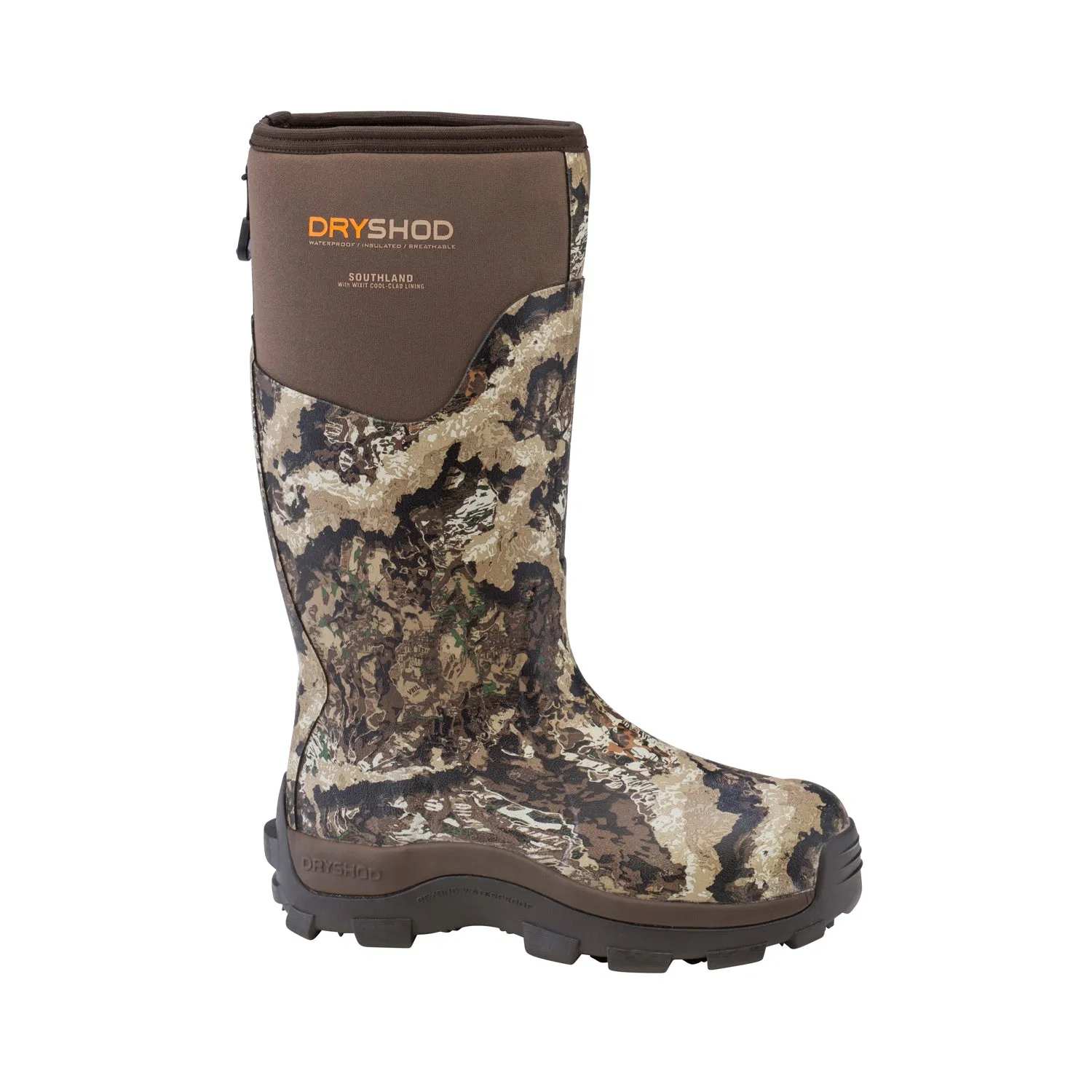 Dryshod Mens Southland Veil Whitetail Rubber Hunting Boots