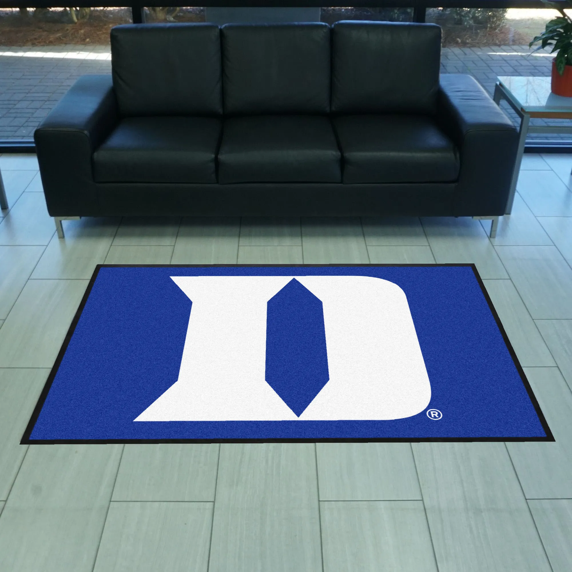 Duke4X6 High-Traffic Mat with Durable Rubber Backing - Landscape Orientation