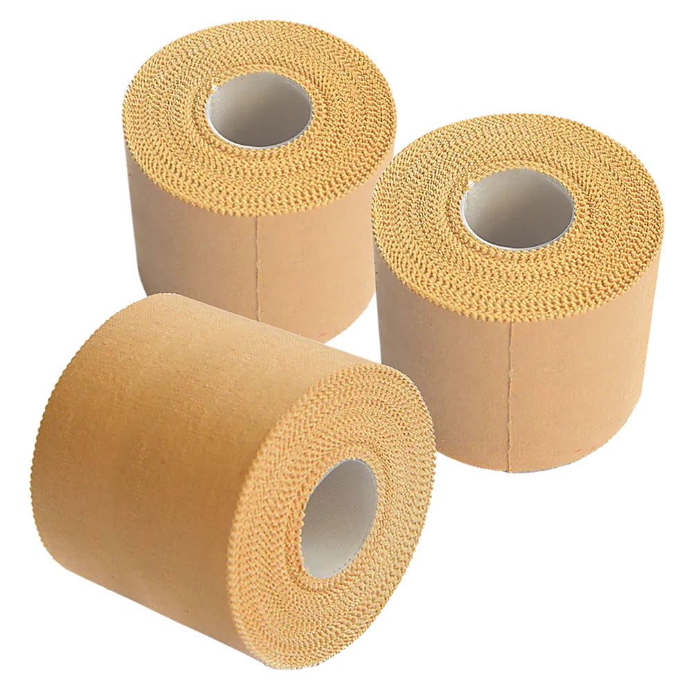 Durable Rayon Sports Strapping Tape 50mm x 13.7m - 3 Rolls