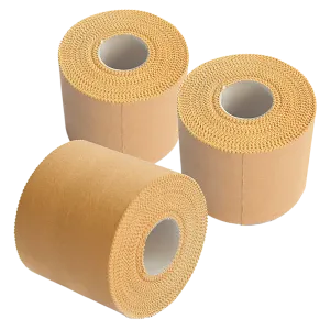 Durable Rayon Sports Strapping Tape 50mm x 13.7m - 3 Rolls