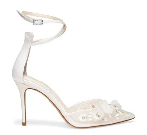 Eve - Ivory Butterfly Heels