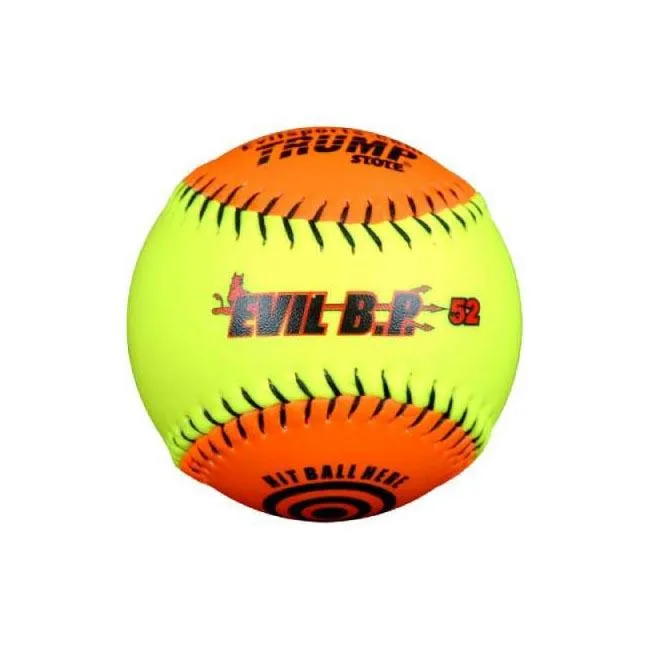 Evil Sports Trump 12” BP52 Synthetic Slowpitch Softball .52-300 - One Dozen: 1394803