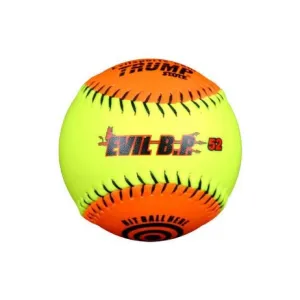 Evil Sports Trump 12” BP52 Synthetic Slowpitch Softball .52-300 - One Dozen: 1394803