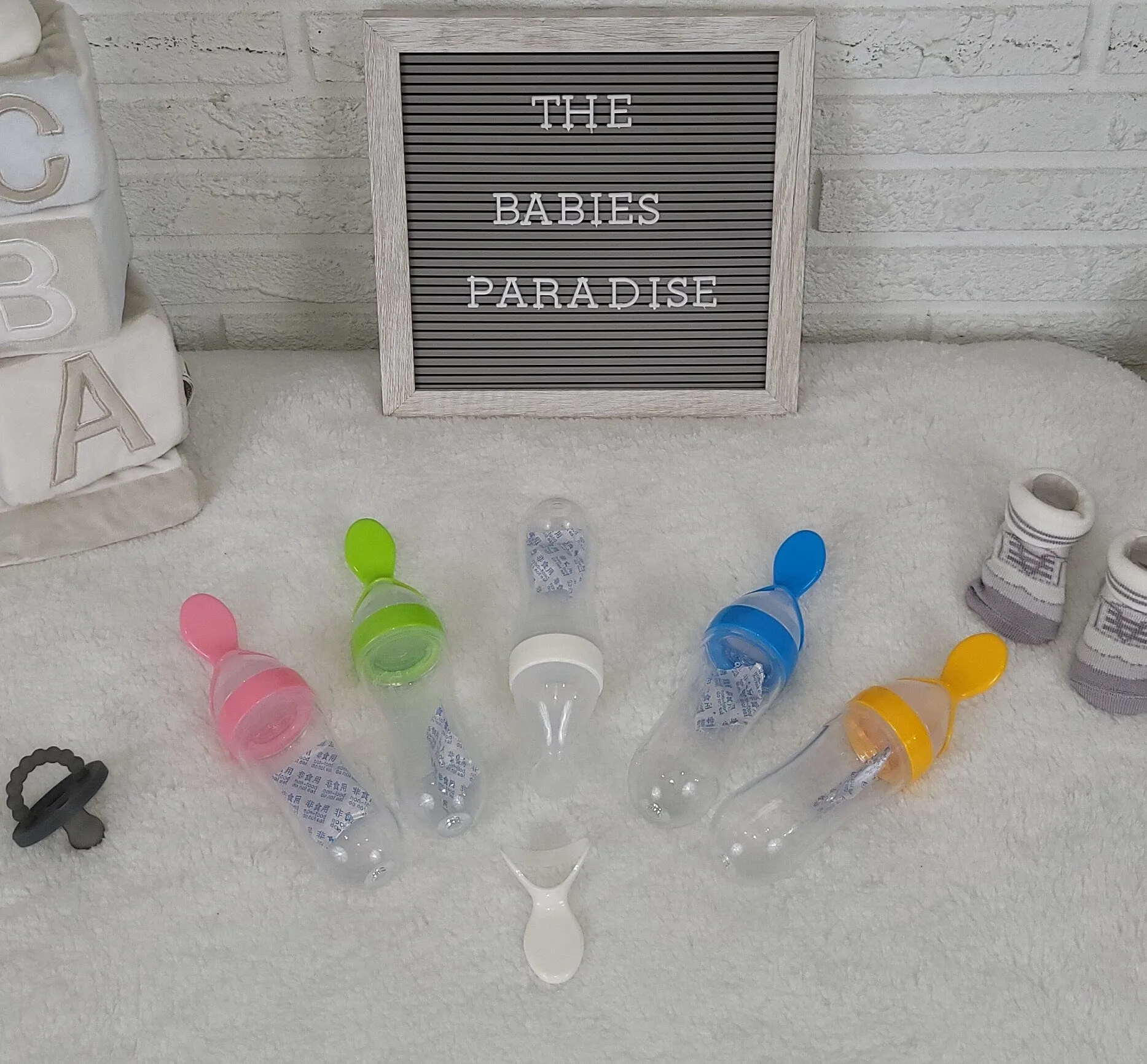 Food Dispensing, Infants Silicone Baby Feeding Bottles, Custom Gift, Baby Gift, Baby Fedding Dispenser, Food Dispenser, Holiday Gifts