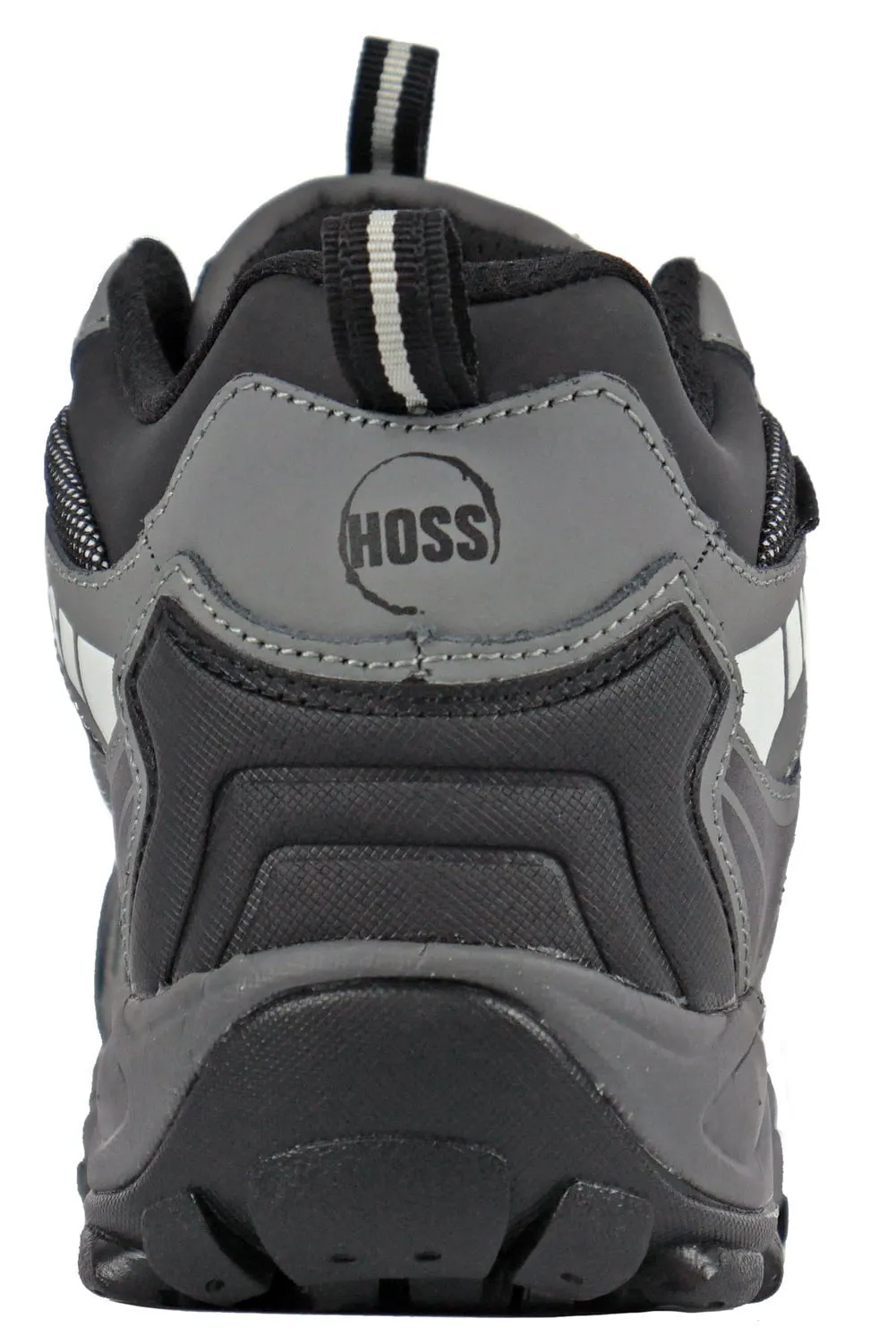 Hoss Boots Mens Trail Grey Leather/Mesh Action Hiking Boots