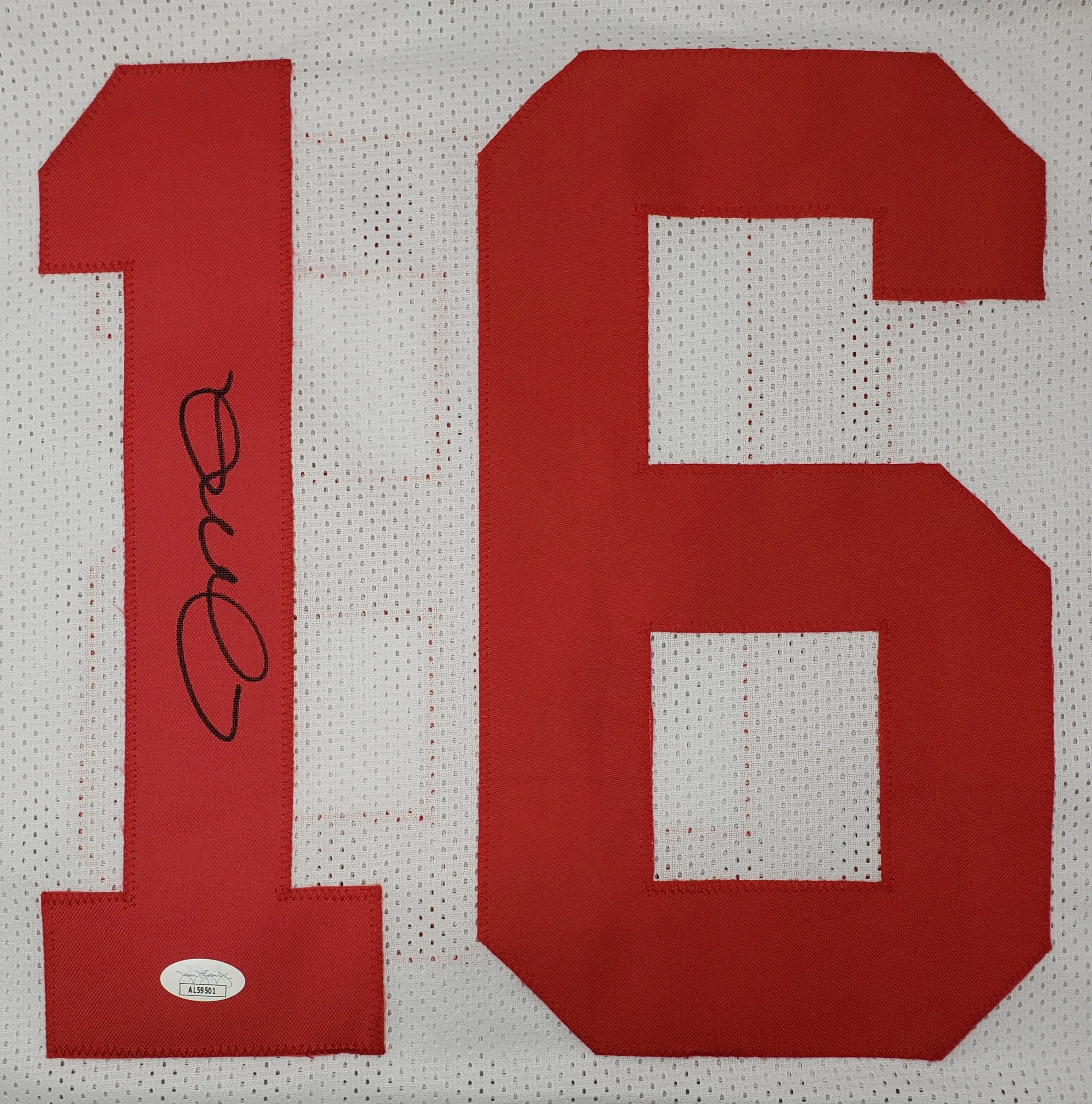 Joe Montana San Francisco Signed White Football Jersey JSA