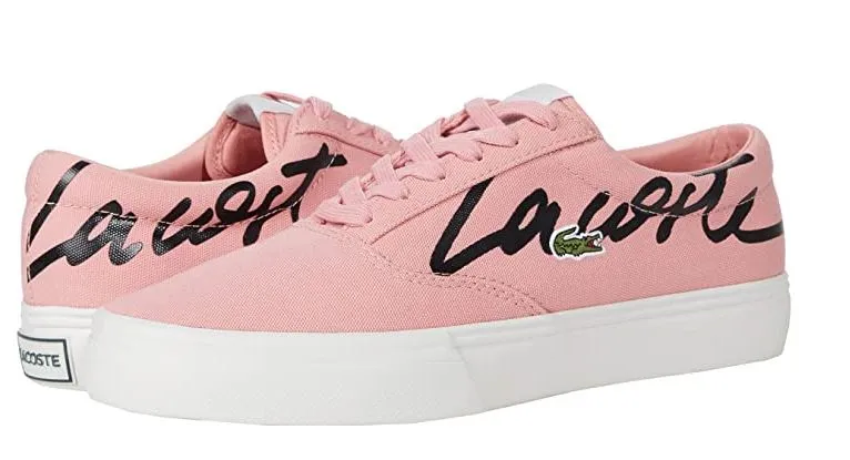 LACOSTE Jump Serve Lace 0121 1 Women | Pink/White (7-42CFA0010PW1)