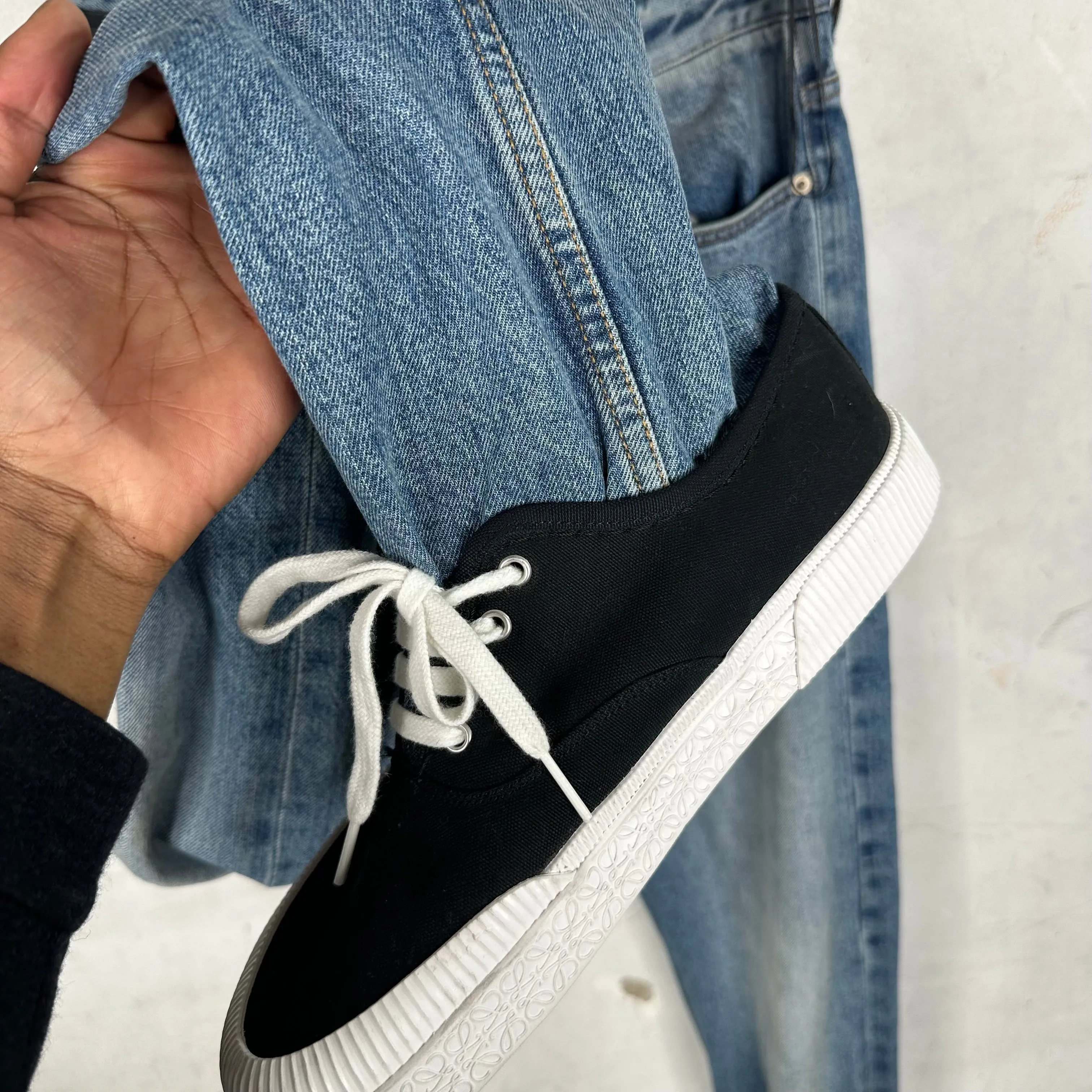 Loewe Sample Belted Sneaker Denim