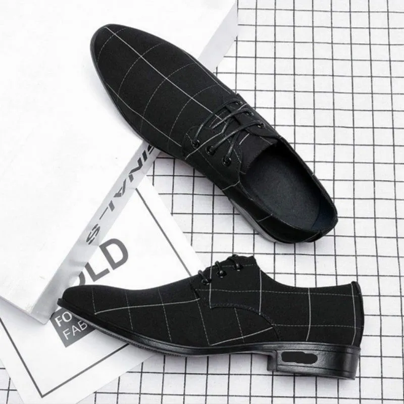 LovelyRLovely Men's Leather Dress Shoes