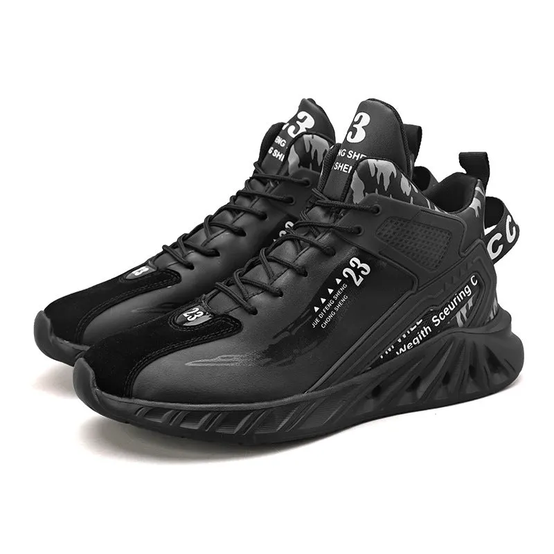 Men's Sneakers Shoes Men's Autumn and Winter Fleece-Lined Warm Casual Shoes