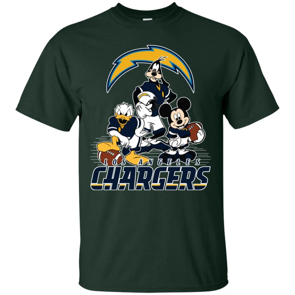 Mickey Mouse Los Angeles Chargers American Football Nfl Sports Shirt