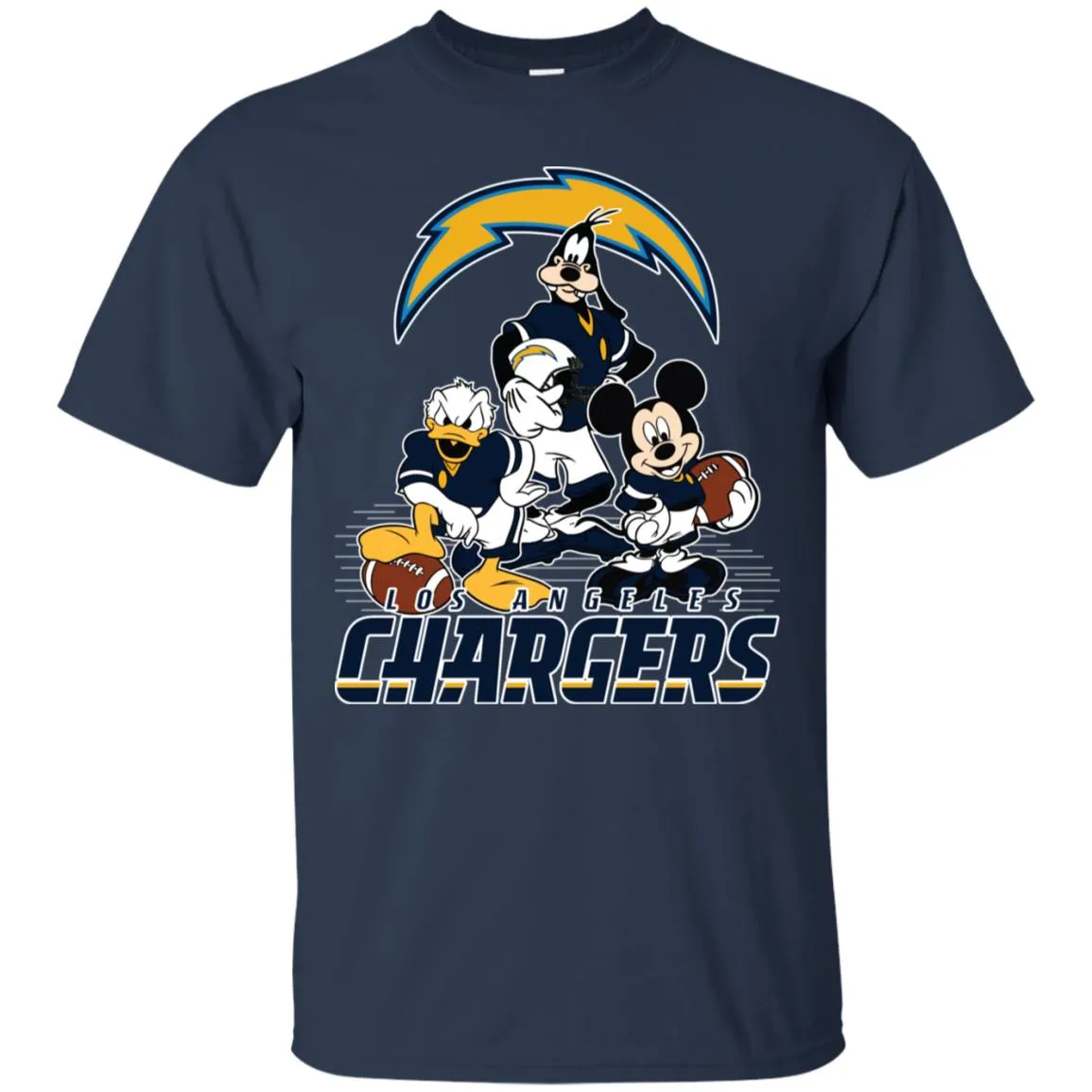 Mickey Mouse Los Angeles Chargers American Football Nfl Sports Shirt