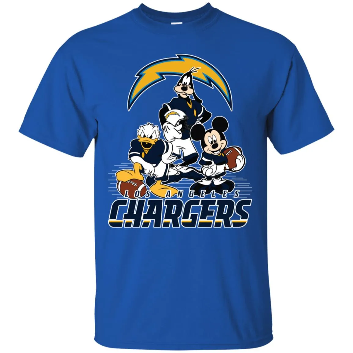 Mickey Mouse Los Angeles Chargers American Football Nfl Sports Shirt