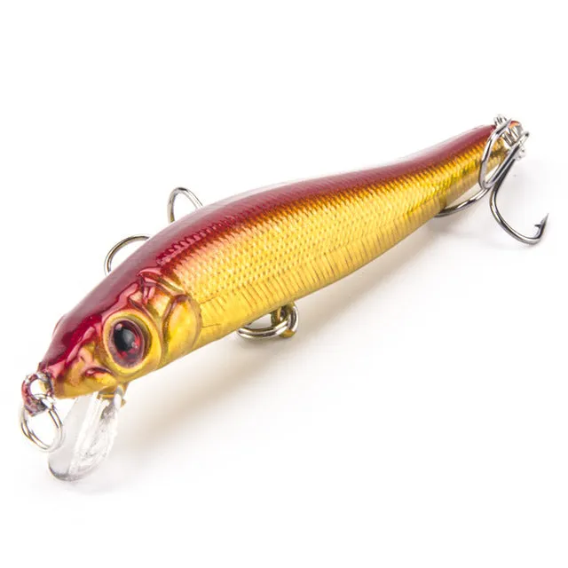 Minnow Crankbait Hard Bait Tight Wobble Slow Floating Jerkbait High Quality ABS Model 5.5g 8cm Fishing Lure