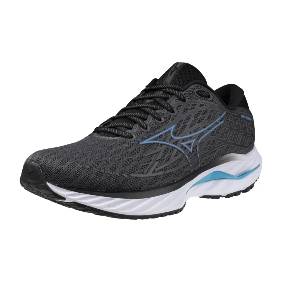 Mizuno Men's Wave Inspire 20 Running Shoes in Iron Gate/Parisian Blue/Black AW24