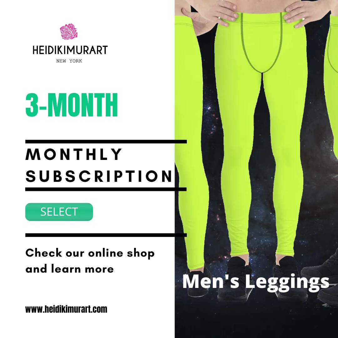 Monthly Subscription Premium Men's Leggings Meggings Subscription Plan Package