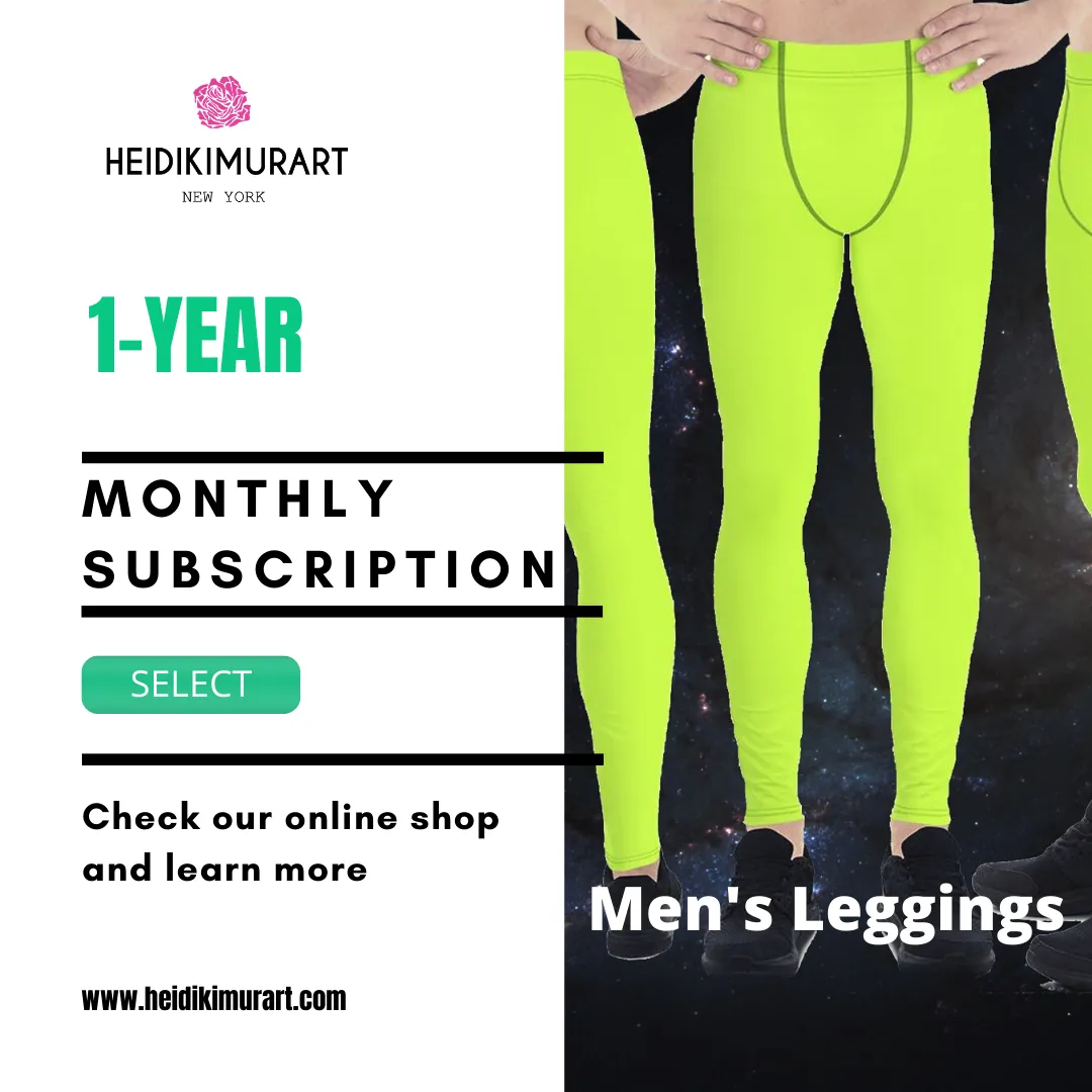 Monthly Subscription Premium Men's Leggings Meggings Subscription Plan Package