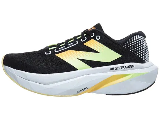 New Balance | FuelCell SuperComp Trainer v3 | Men's | Black/Phantom/Bleached Lime Glo