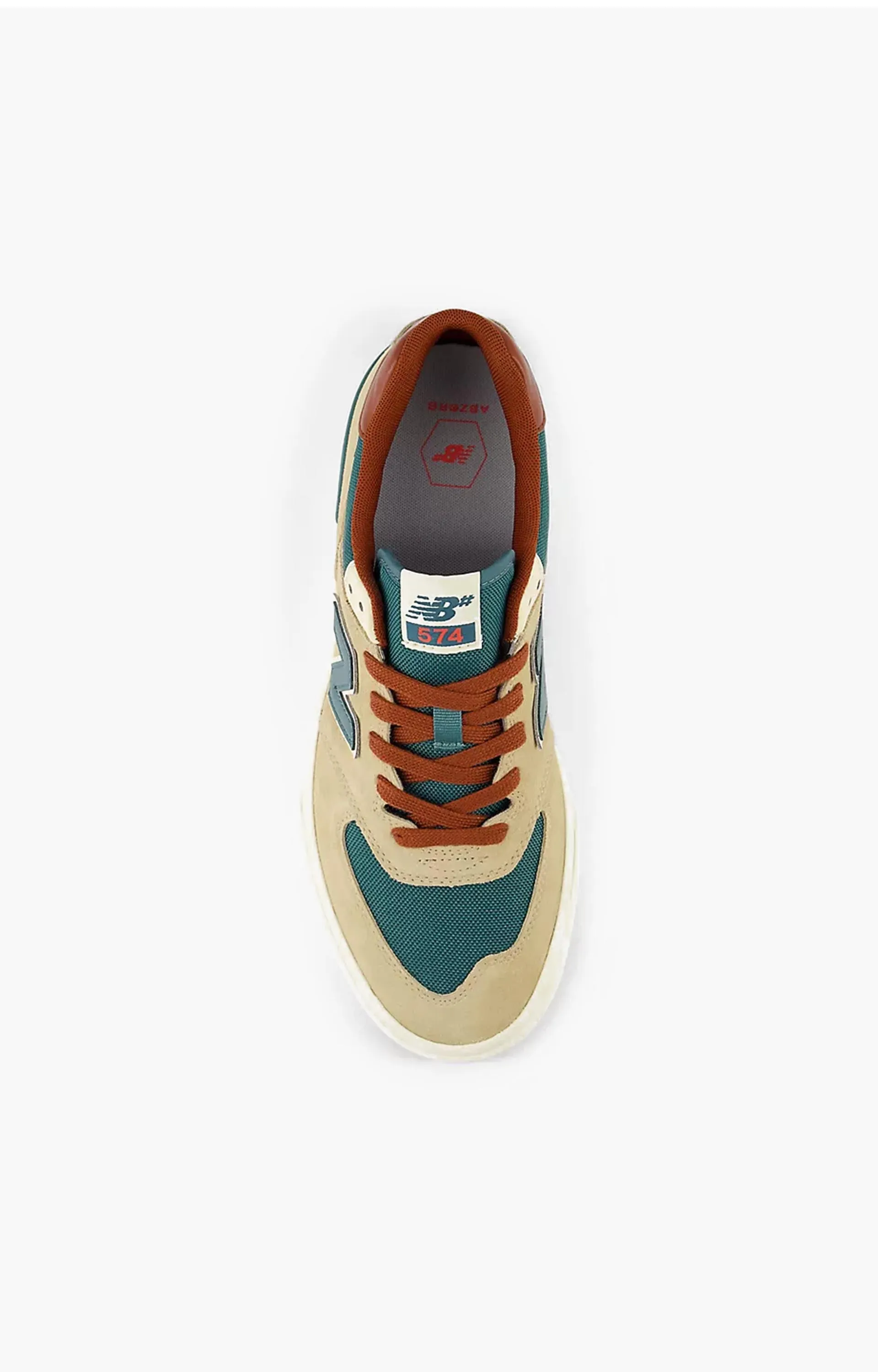 New Balance Numeric NM574VTF Shoe, Tan/Sage