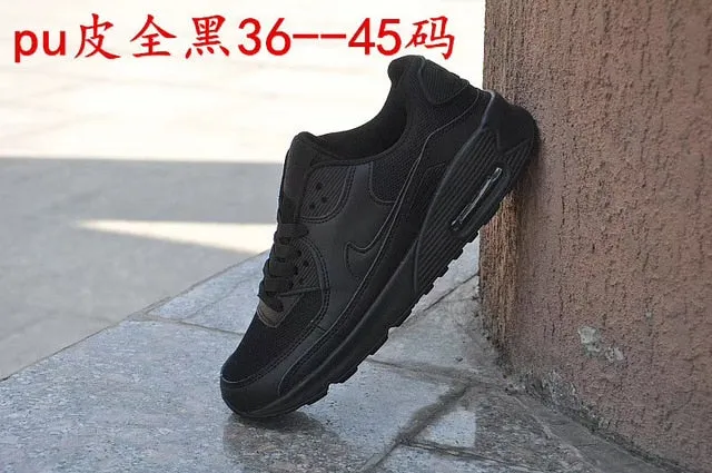 NIKE-Men Women Camouflage Sports Shoes Cushioned Chunky Sole Lace Up Sports Shoes Outdoor AIR MAX 90