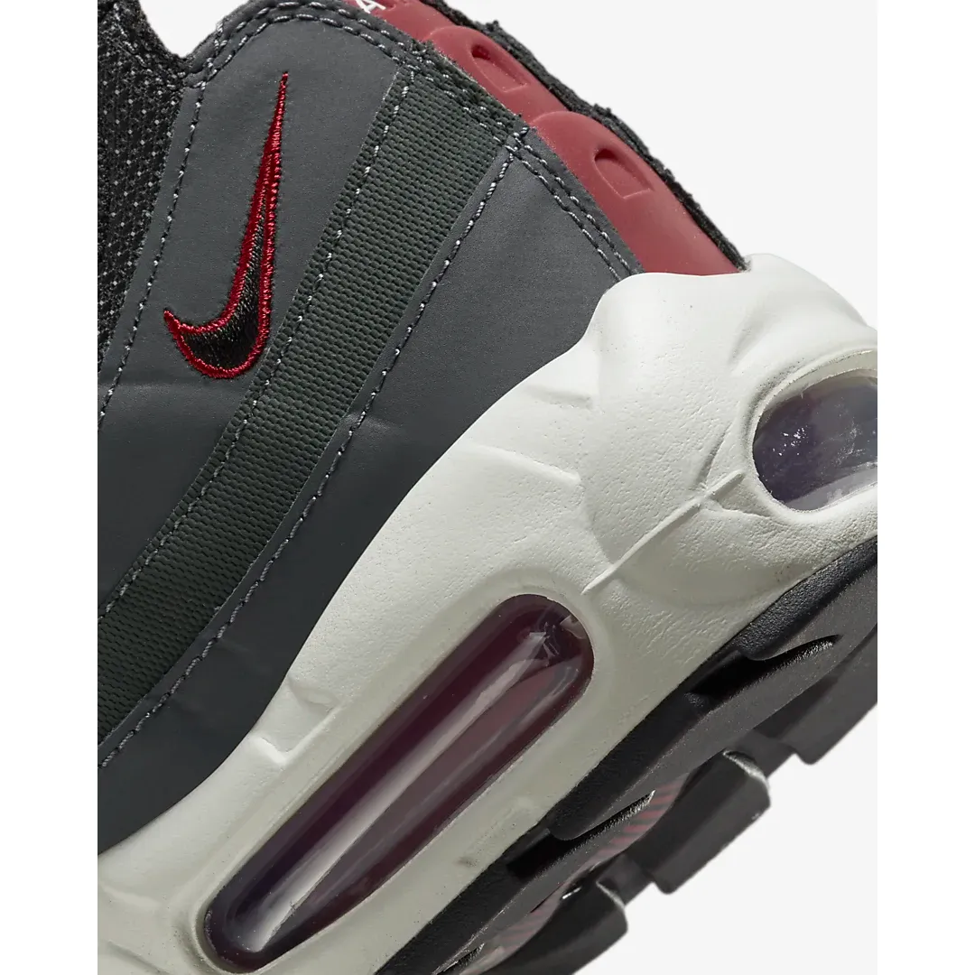 Nike Men's Air Max 95 Shoes - Anthracite / Team Red / Summit White / Black