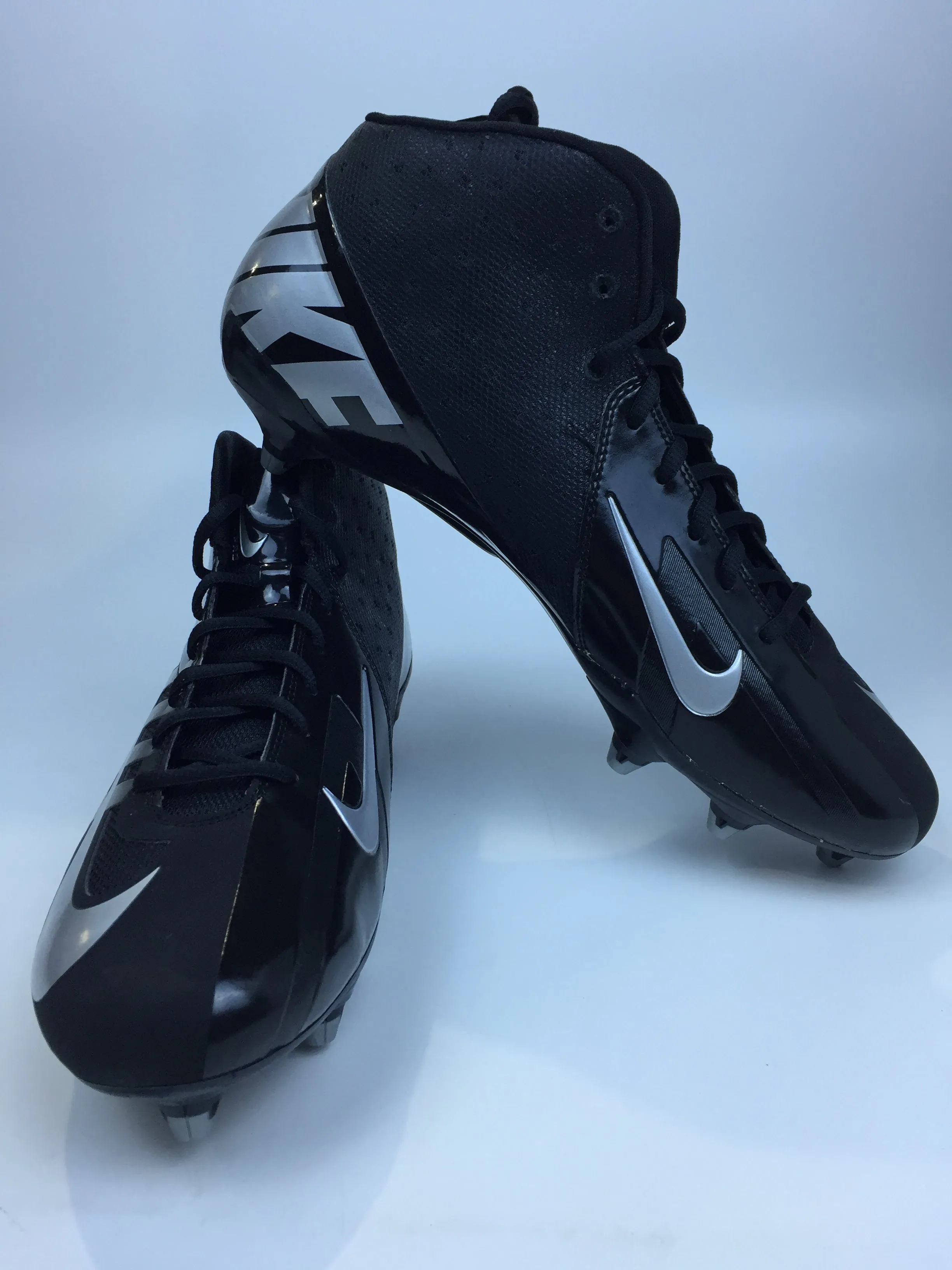 Nike Vapor Pro 3 or 4 D Metallic Silver Black Size 13.5 Pair of Shoes