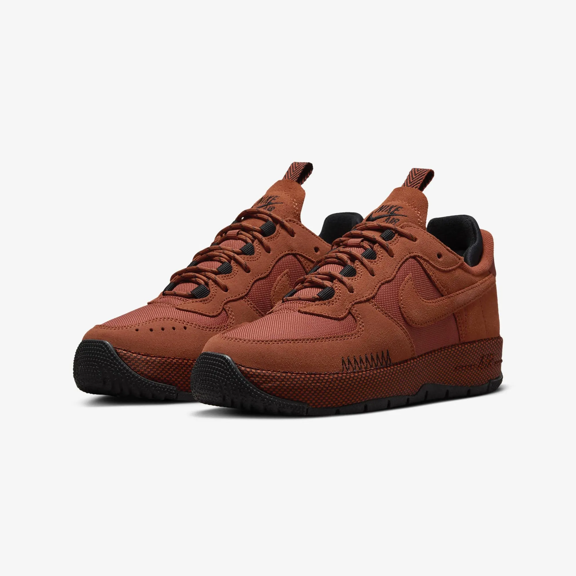 Nike | WMN'S AIR FORCE 1 WILD  { RUGGED ORANGE/RUGGED ORANGE-BLACK